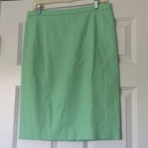 J. Crew Mint Pencil Skirt NWT Spring 2015